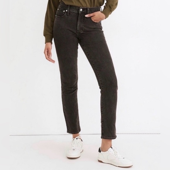 Madewell Denim - Madewell Dark Grey The Mid-Rise Perfect Vintage Jean